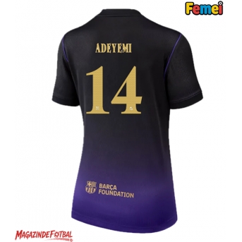 Barcelona Karim Adeyemi #14 Tricou Fotbal Replică 2026-27 Femei Deplasare